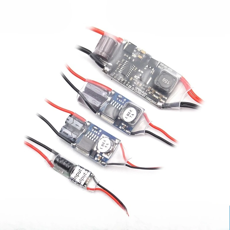 FPV RC UBEC BEC 5V 3A 5A 7A 15A 5V/3A/5A/7A/15A Lowest RF Noise BEC Full Shielding Antijamming Switching Regulator