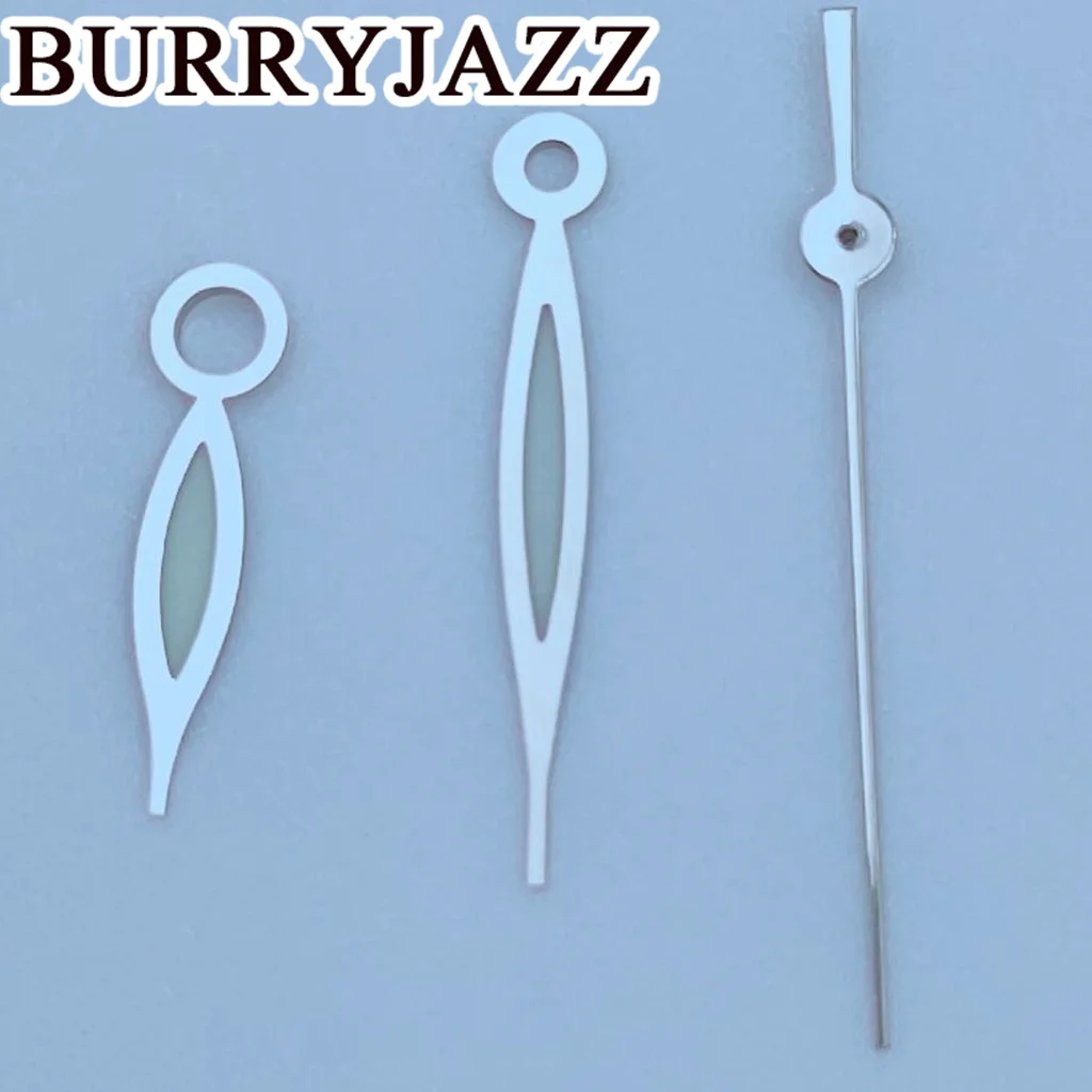 BURRYJAZZ NH35 NH36 NH38 7S26 7S36 4R35 4R36 Watch Hands Silver Gold Rose Gold Hands Green Luminous
