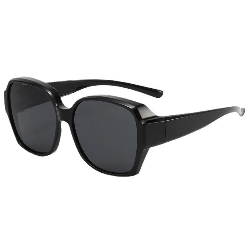 Sunglasses Myopia Glasses Cover Polarized Sunglasses Folding Fit Over Glasses Men Women UV400 Wear image 4