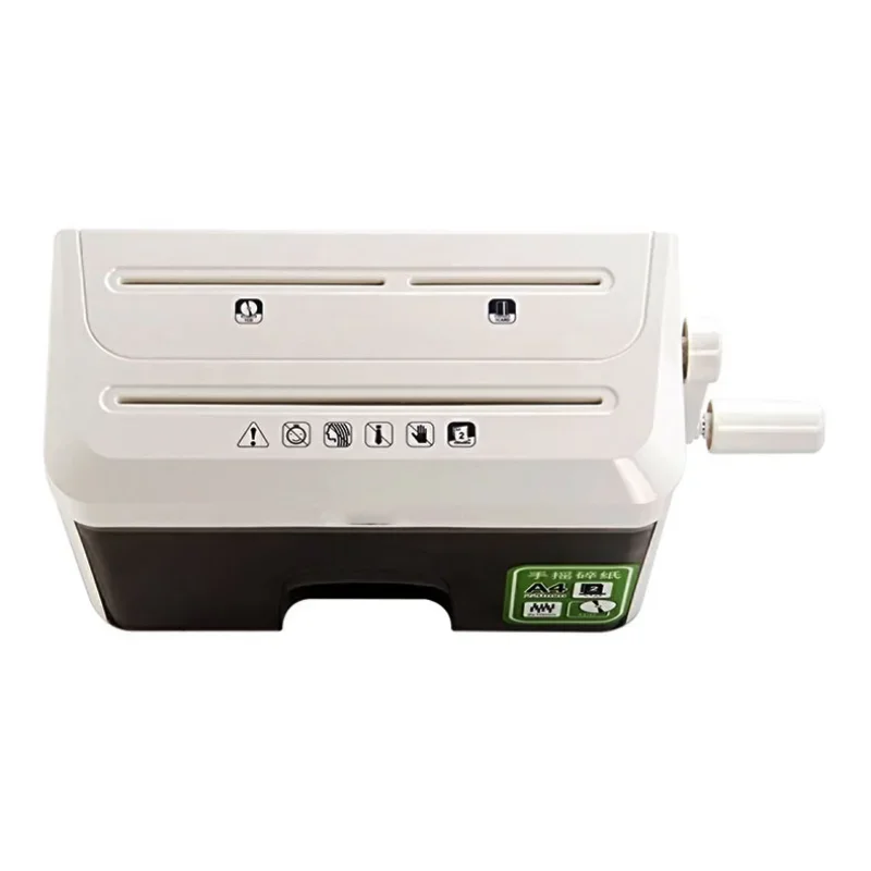 9934 Handstijl Mini Shredder Bestand Shredder Strip Office Home 3.5l Shredder 2*10Mm Papierversnippering Breedte 220Mm