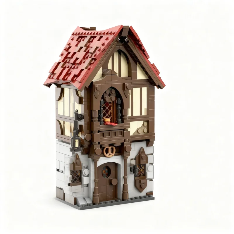 Art Craft Bakery - 2006pcs MOC Medieval Fantasy Bakery -