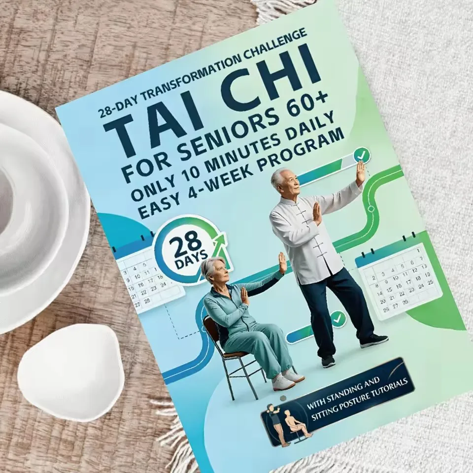 Tai Chi Fitness Manual Book for Seniors and Beginners Protects Joints and Strengthens Muscles Improves Balance To Prevent Falls view 5