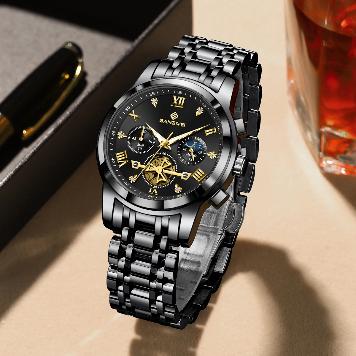 LIGE Design Luxury Quartz Man  - Luxury Watch Unique review and price