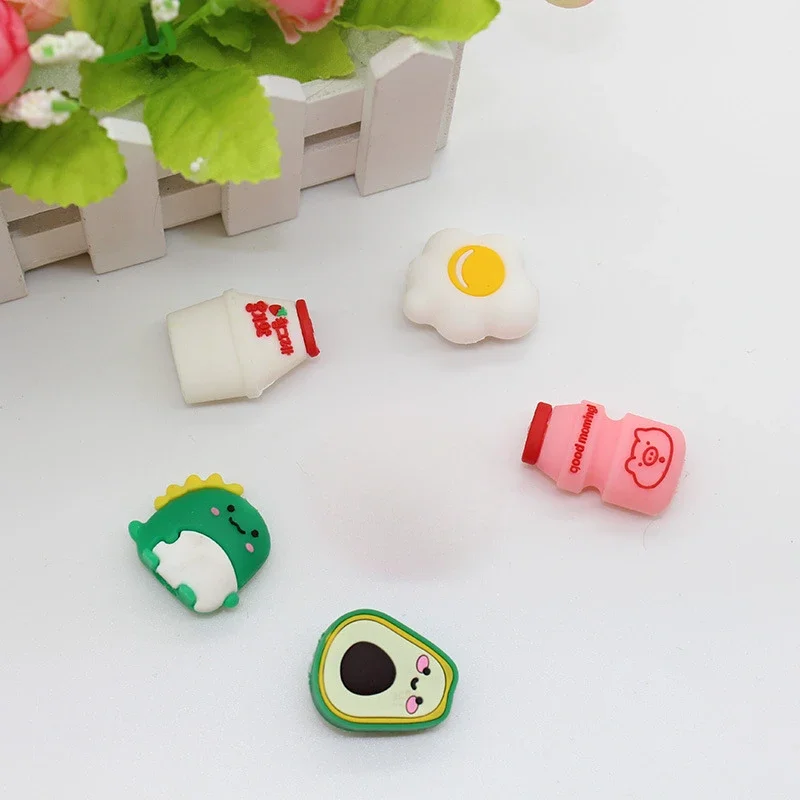Cute Cartoon Avocado Cable Protector Data Line Cord Protective Case Cable Winder Cover For iPhone USB Charging Cable