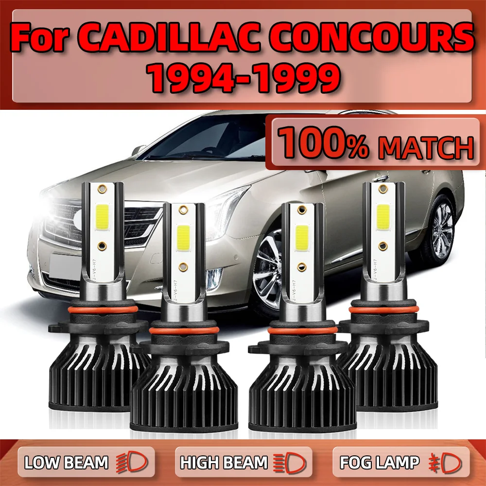 240W Canbus LED Headlights Bulbs 40000LM Car Light 12V Auto Lamps 6000K For CADILLAC CONCOURS 1994 1995 1996 1997 1998 1999