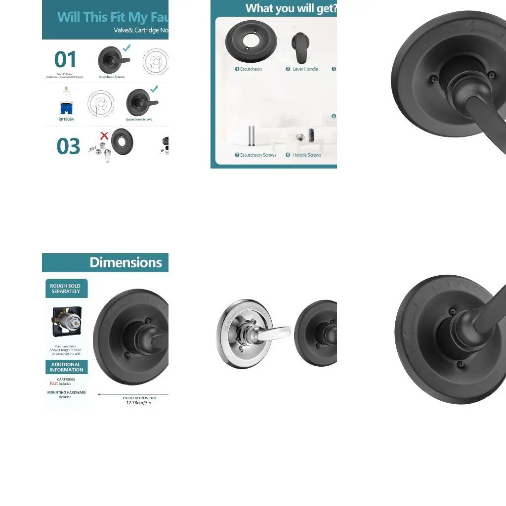 

652f Easy Установка ручка для душевой ручки с ручкой с невозможно