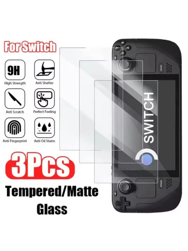 Protecteur d'écran pour Console de jeu Switch OLED Lite Switch2, verre trempé HD transparent anti-rayures, 3/1/2 pièces