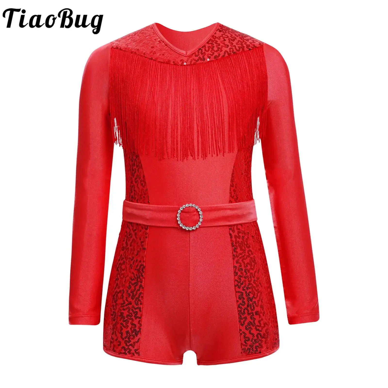 criancas-meninas-ballet-danca-ginastica-collant-patinacao-artistica-jazz-tango-cha-cha-dancewear-manga-longa-brilhante-lantejoulas-borlas-macacao