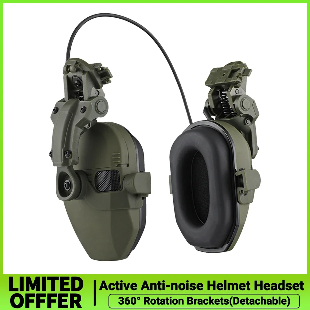 

Army Shooting Earmuffs Tactical Helmet Headset Electronic Hearing Protector Active Noise Reduction Hunting Headphone