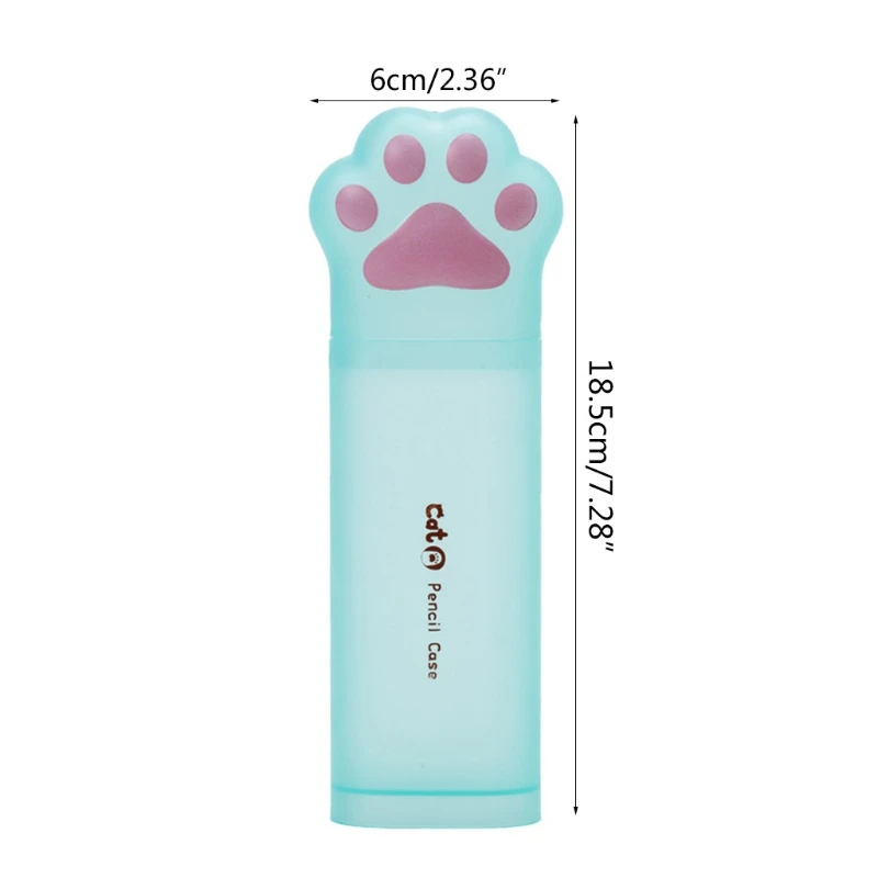 Leuke Kitten Poot Matte Etui Draagbare Hard Shell Brillen Houder Case Kerstmis Halloween Nieuwjaar Gift Levert