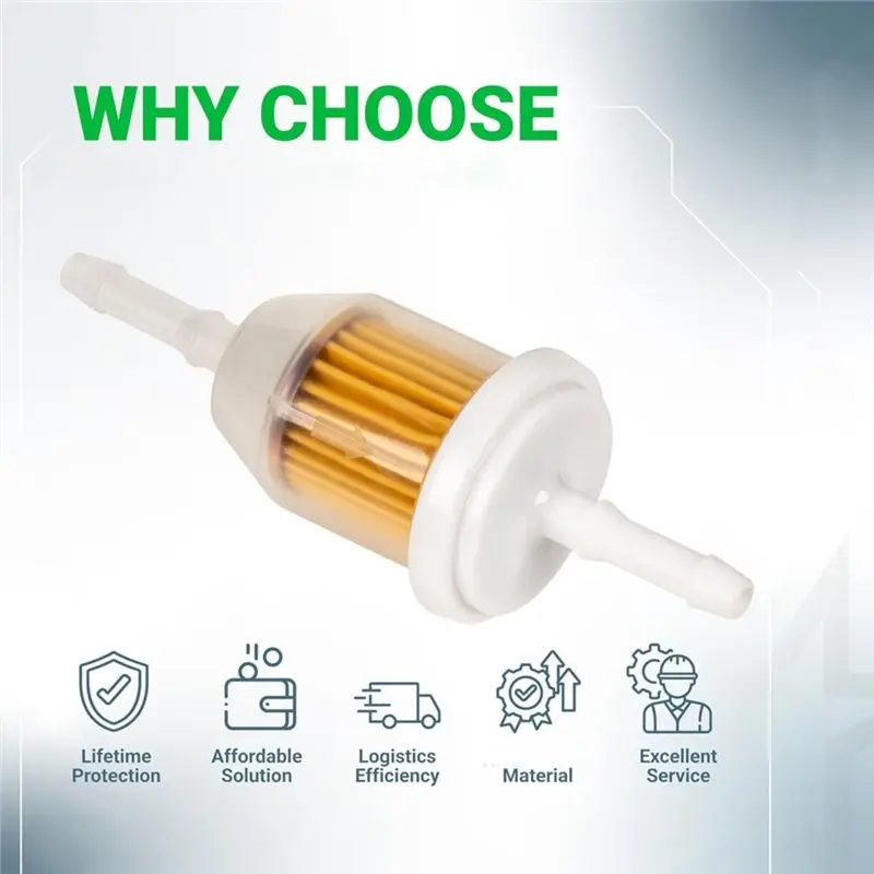 Fuel Filter 10 Pcs AM116304 25 050 22-S-For 1/4 And 5/16 Fuel Line For Kohler 25-050-03-S 25-050-08-S