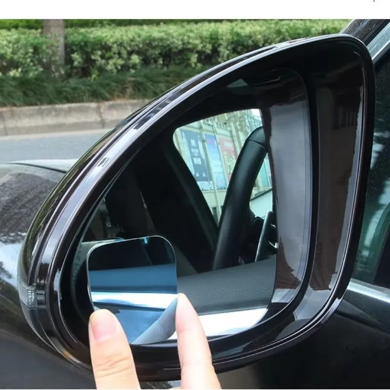 2pcs Car 360 Degree Blind Spot glass Mirror auto accessories Wide Angle long bar convex Side Blindspot Rearview Parking Mirror