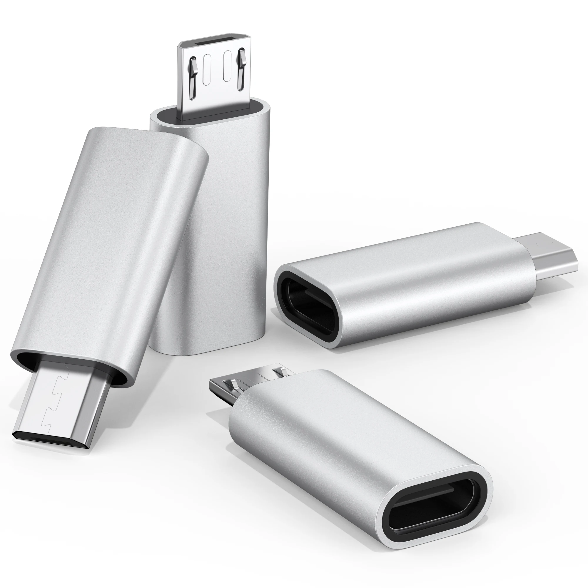 Micro USB To Type C Adapter Converters Fast Data Charging Connector For iphone Android Micro USB Male To USB C Female Adapter