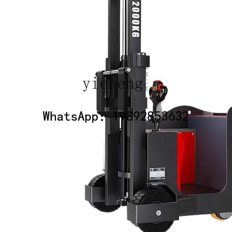 JX  all-electric small hydraulic forklift four-wheel lifting loading and unloading forward stacker lift stacker