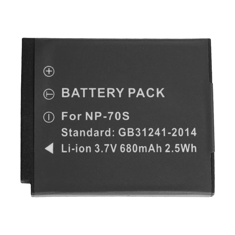 For Fujifilm Instax Mini 99 Instant Film Camera NP-70S NP70S 3.7V 680mAh 2.5Wh Rechargeable Li-ion Battery Replacement