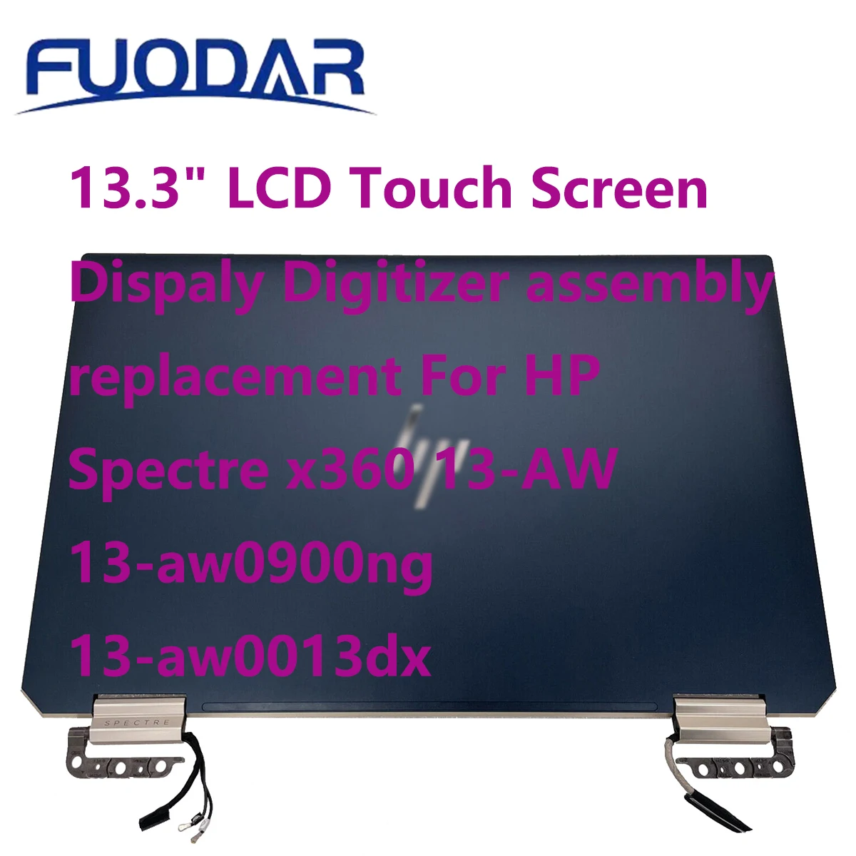 Sostituzione del gruppo digitalizzatore Dispaly Touch Screen LCD da 13.3 "per HP Spectre x360 13-AW muslimex