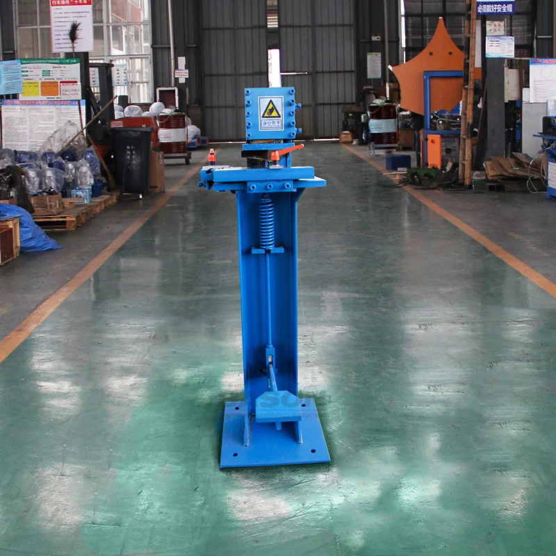 HVAC Foot Notching Shearing Machine for Metal Sheet Corner Cutting 90 Angle Easy to Operate