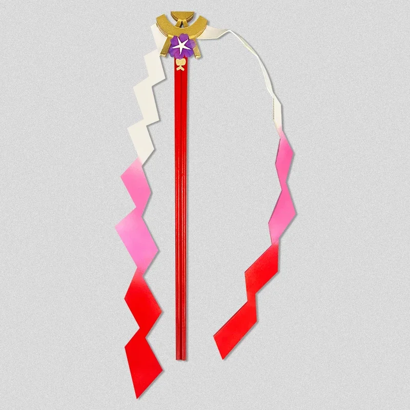 Game Genshin Impact Yae Miko Cosplay Wand Prop Kagura\'s Verity Weapons for Halloween Carnival Party Stage Performance Props Gift