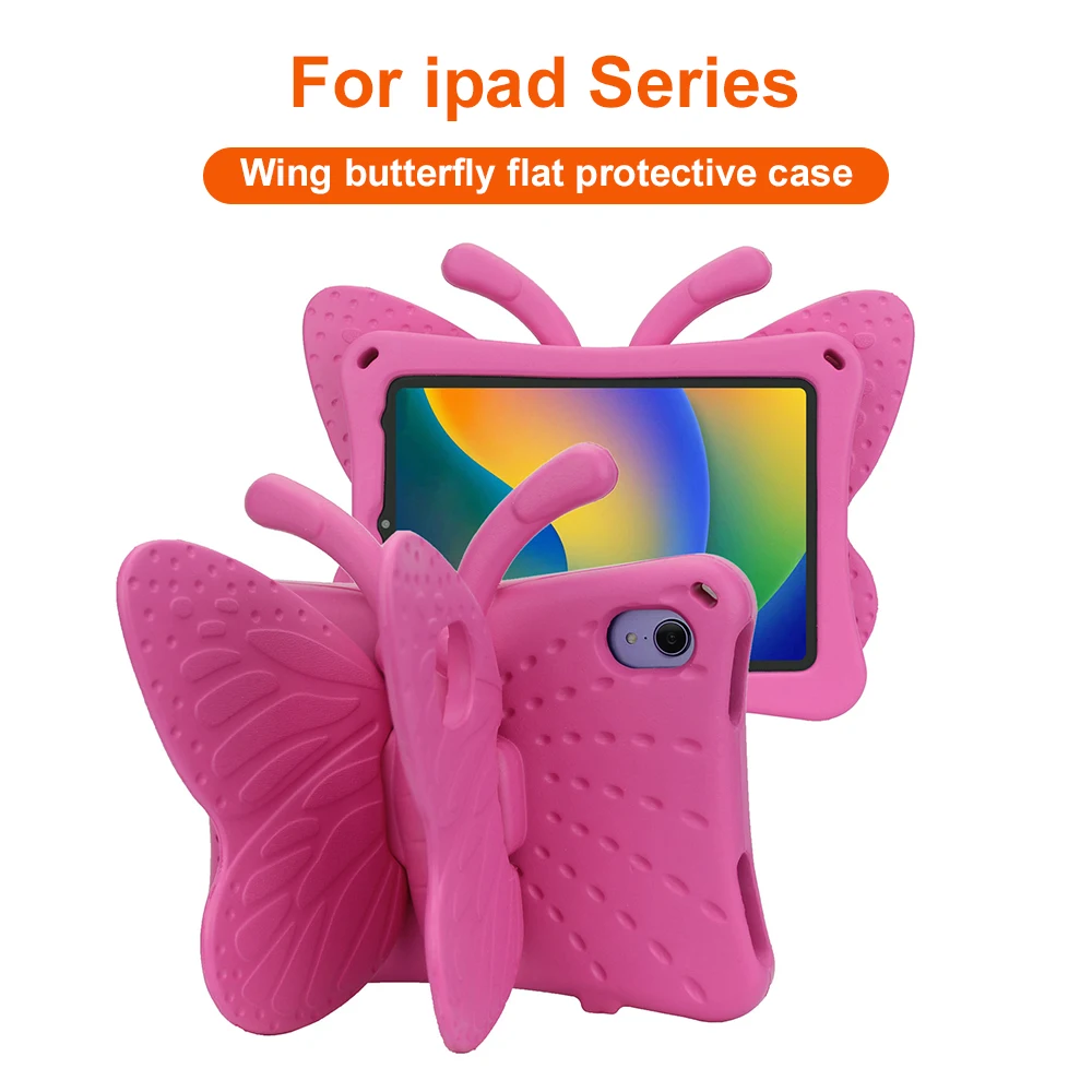 3D Butterfly Case For iPad 10.9 7th 8th 9th 10th 11