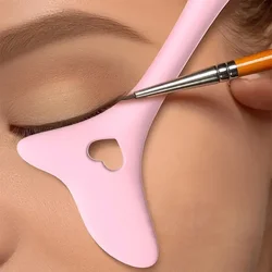 Eyeliner Stencil kanat İpuçları silikon Eyeliner yardım Eyeliner kalem yardımcı göz kalemi yardım kullanımlık makyaj araçları