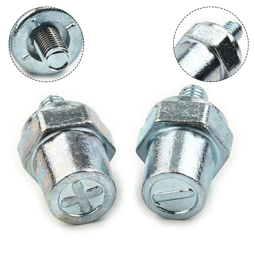 

2pcs Battery Terminal Connectors Positive And Negative Zinc Alloy Battery Side Terminal Charging Posts 3.8 X 2.4cm