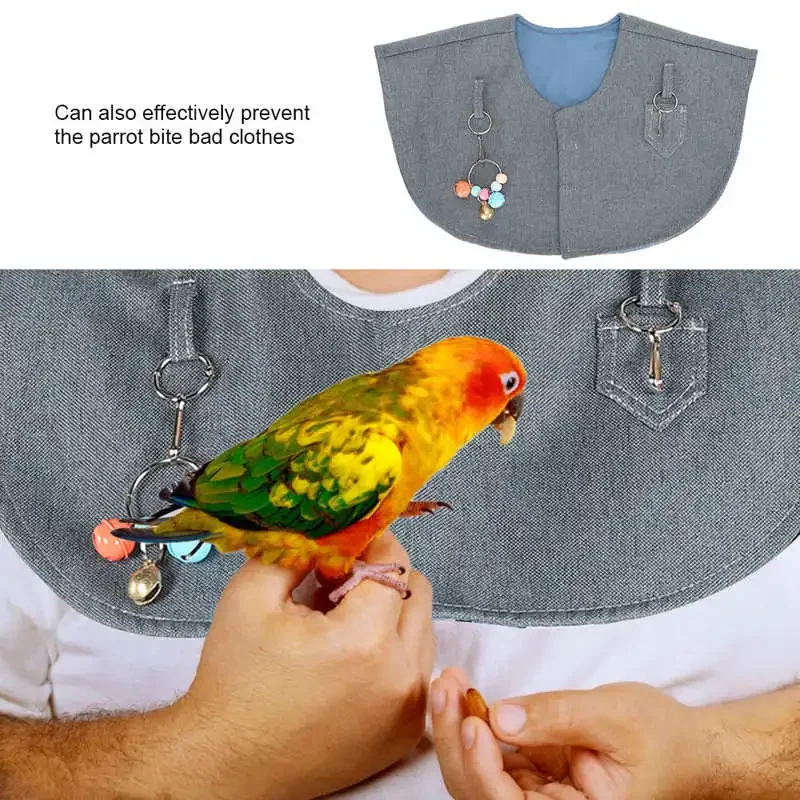 Parrot Training Shoulder Cape Protector Stand Cloth Anti-scratch Anklet Pet Shoulder Pad Diaper Shawl Thickened Shoulder Cape