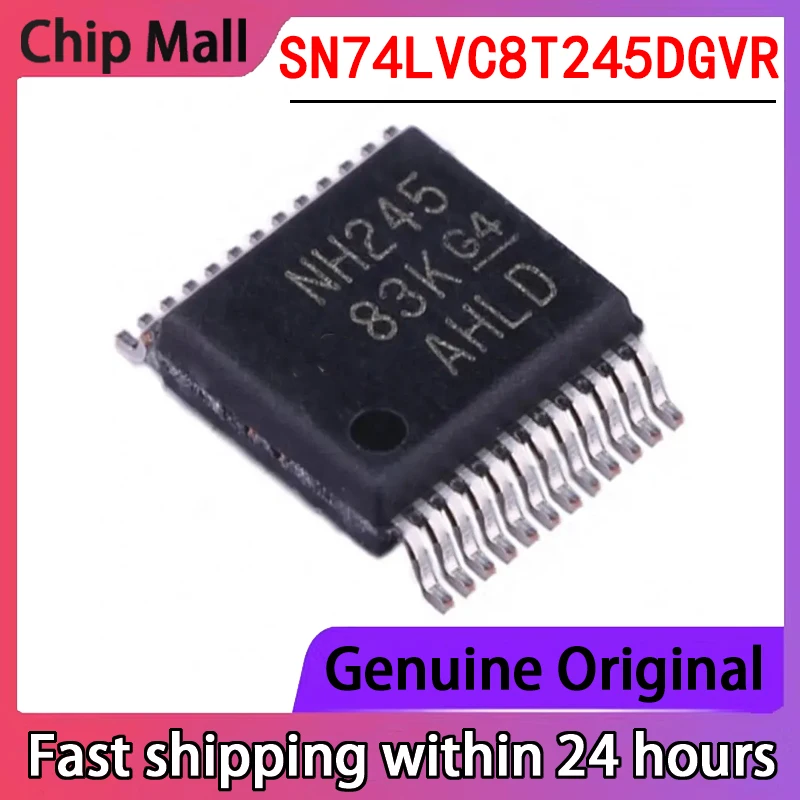 5PCS New Original SN74LVC8T245DGVR Package TVSOP24 8-bit Dual Power Bus Transceiver