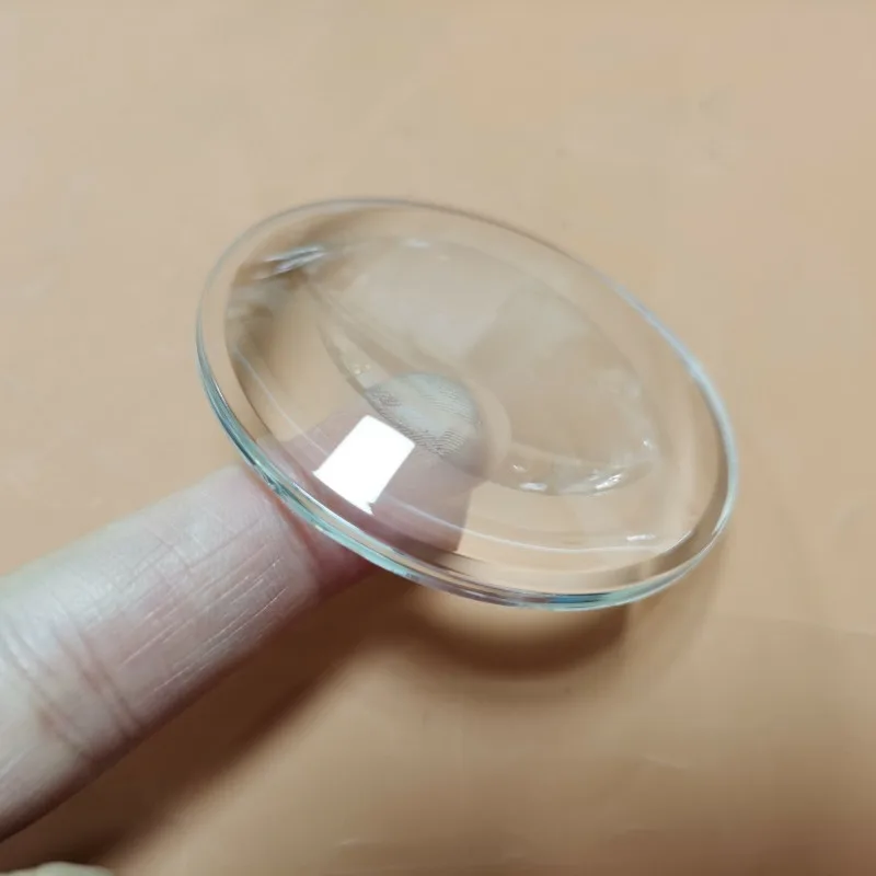 2 Lentes Plano Convexas de 64/65/66/69 mm, Lentes Ópticas de Vidrio para Condensación LED, Focos para Coche, Linternas, Proyectores, Plano-Convexas
