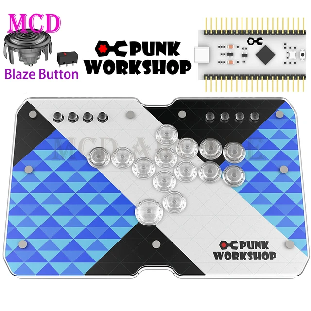 Punk Workshop 超薄型ヒットボックス 3 SOCD モードファイティングスティックコントローラメカニカルボタン  PC/Android/スイッチ/PS4 先行販売 - AliExpress 18