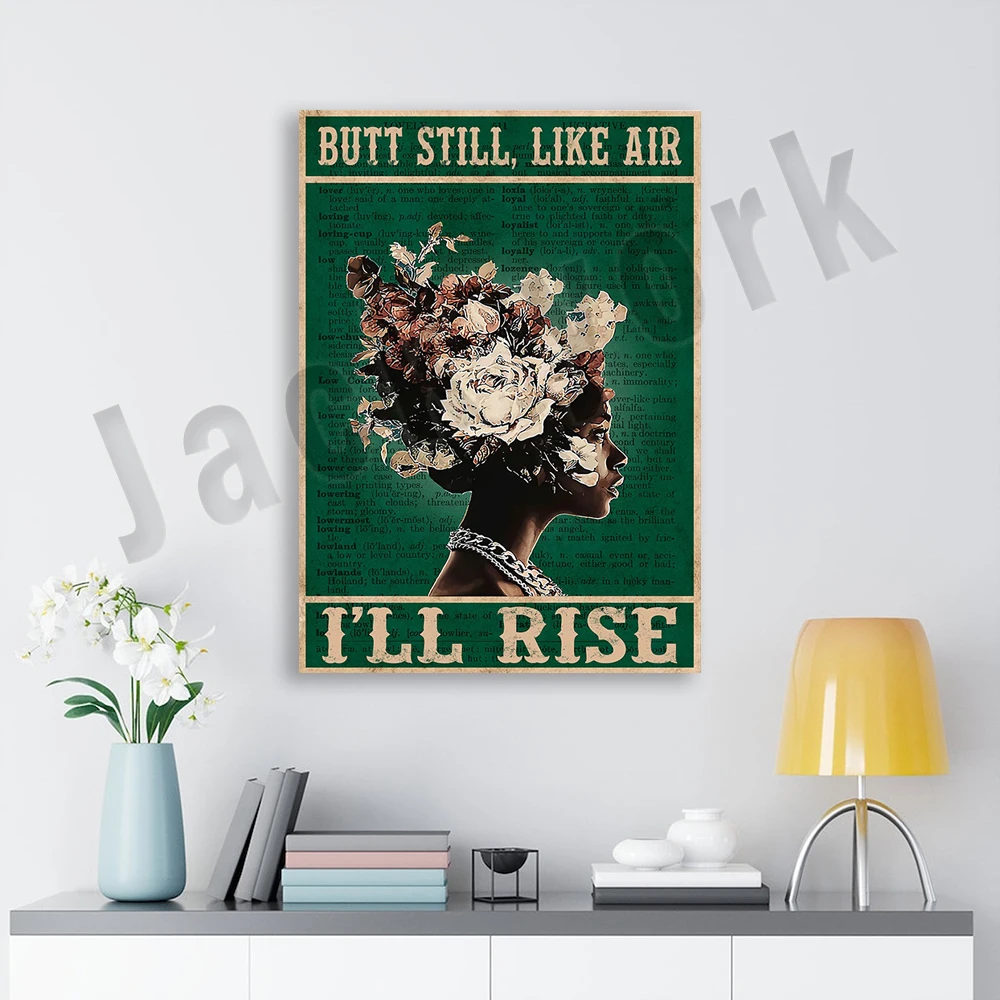 Maya Angelou Still I Rise, Poetry Poster, Maya Angelou Poetry, Motivational Poster, Feminism, But Still Like Air I'll Rise Poste