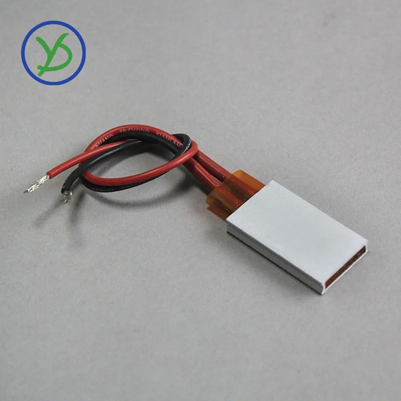 35x21mm 220V 60 ° C Accessori per riscaldatori elettrici con piastra riscaldante termostatica in ceramica PTC con guscio in alluminio