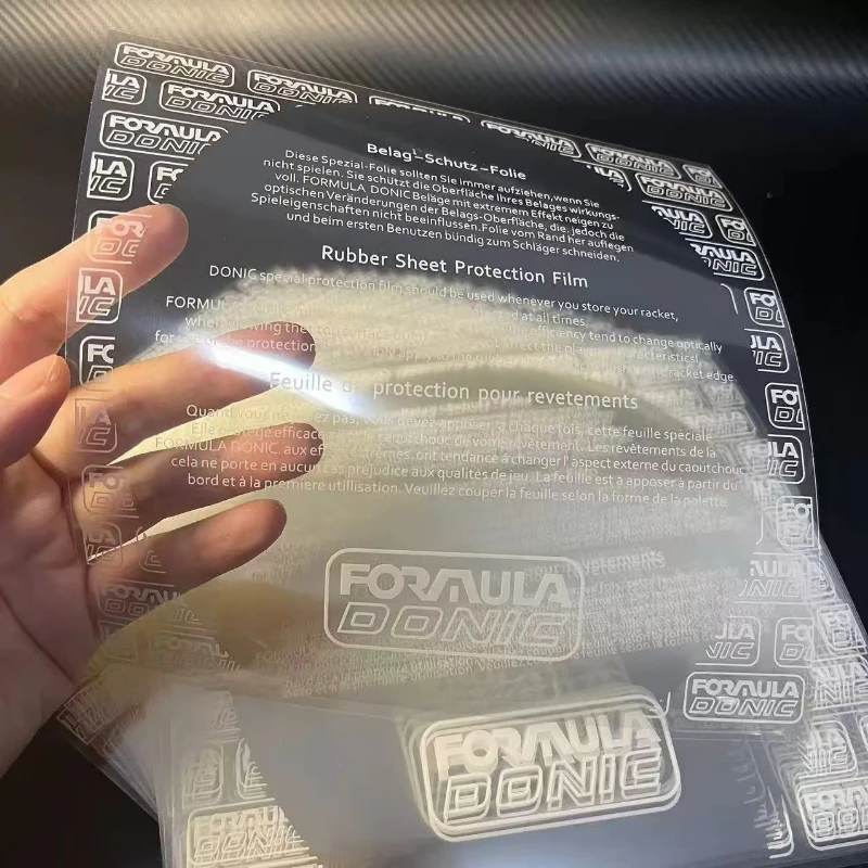 مضرب تنس الطاولة طبقة رقيقة واقية لزجة شفافة صيانة تنس الطاولة المطاط حامي الغبار واقية غطاء مضاد للأكسدة #5