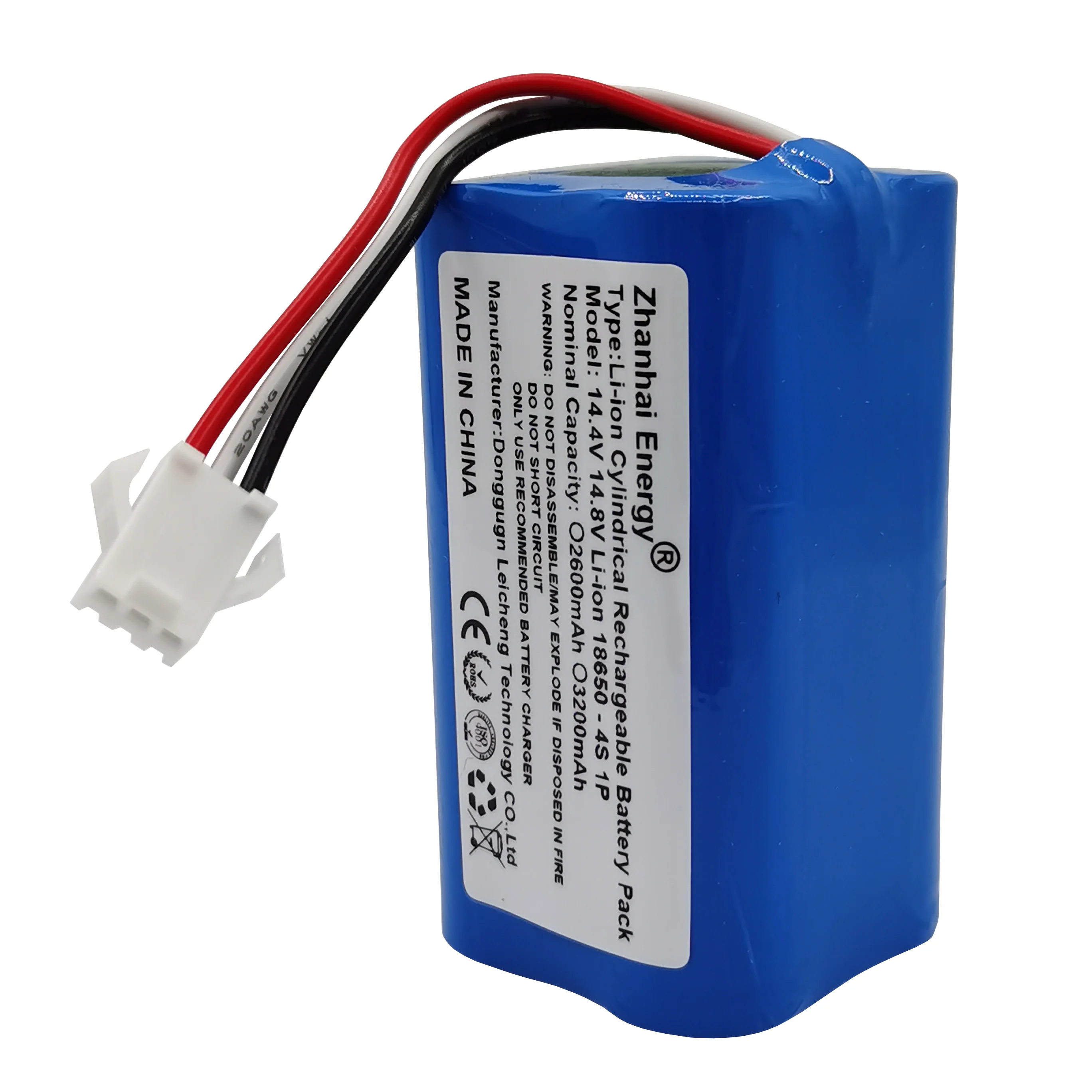 Imagem -04 - Bateria Recarregável Li-ion 14.4v 14.8v 2600mah 3.2ah Tab-x3b Coréia Hyundai Qc-xc3732 Konka Kc-v1 Robô Varrendo