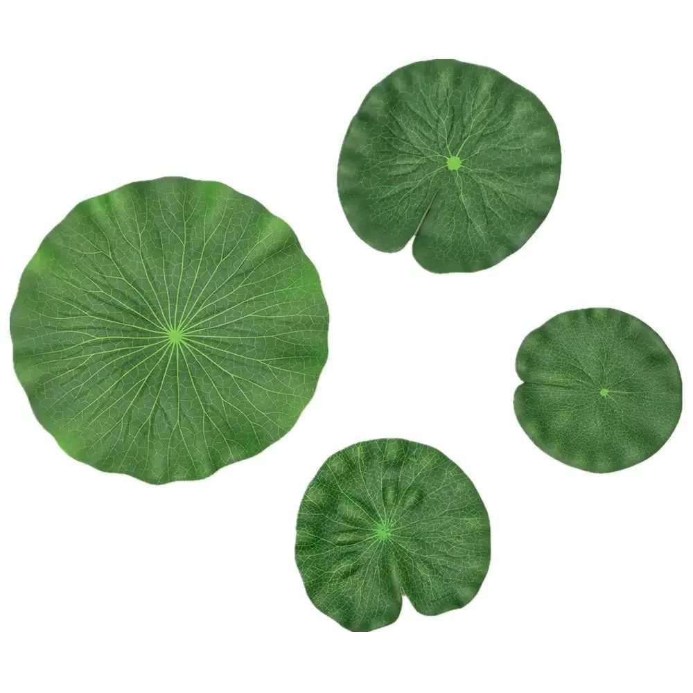 

Weight For Water Pond Pond Flower Fish Tank Landscaping Flower Props Artificial Plant Floating Lotus Leaf Water Leaf Fake Lotus