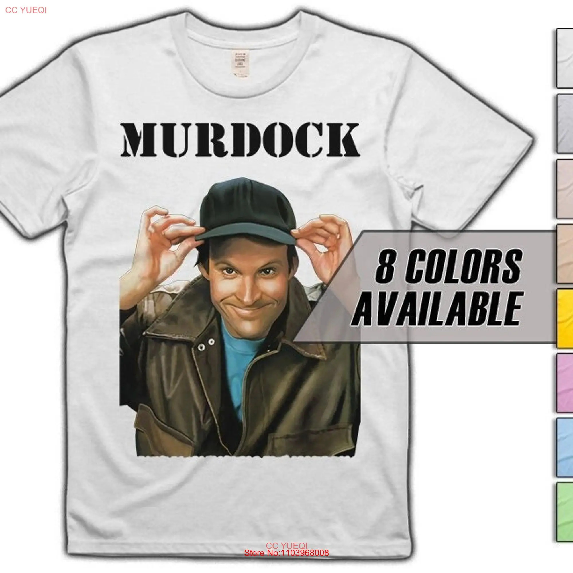 The A Team Murdock V1 movie T shirt 8 colors sizes S 5XL vintage look soft cotton long or short sleeves