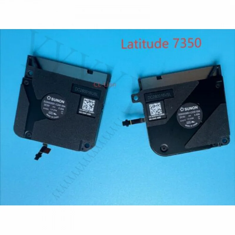 Y+New   CPU Cooling Fan for  Dell Latitude 7350 Detachable 2-in-1 Left+Right DC5V