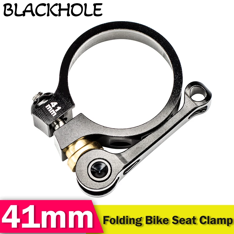 Quick Release Folding Bike Seat Clamp 41mm for 33.9mm Seat Post Folding Bike Seat Clamp Ultralight Aluminum Alloy Bicycle Parts