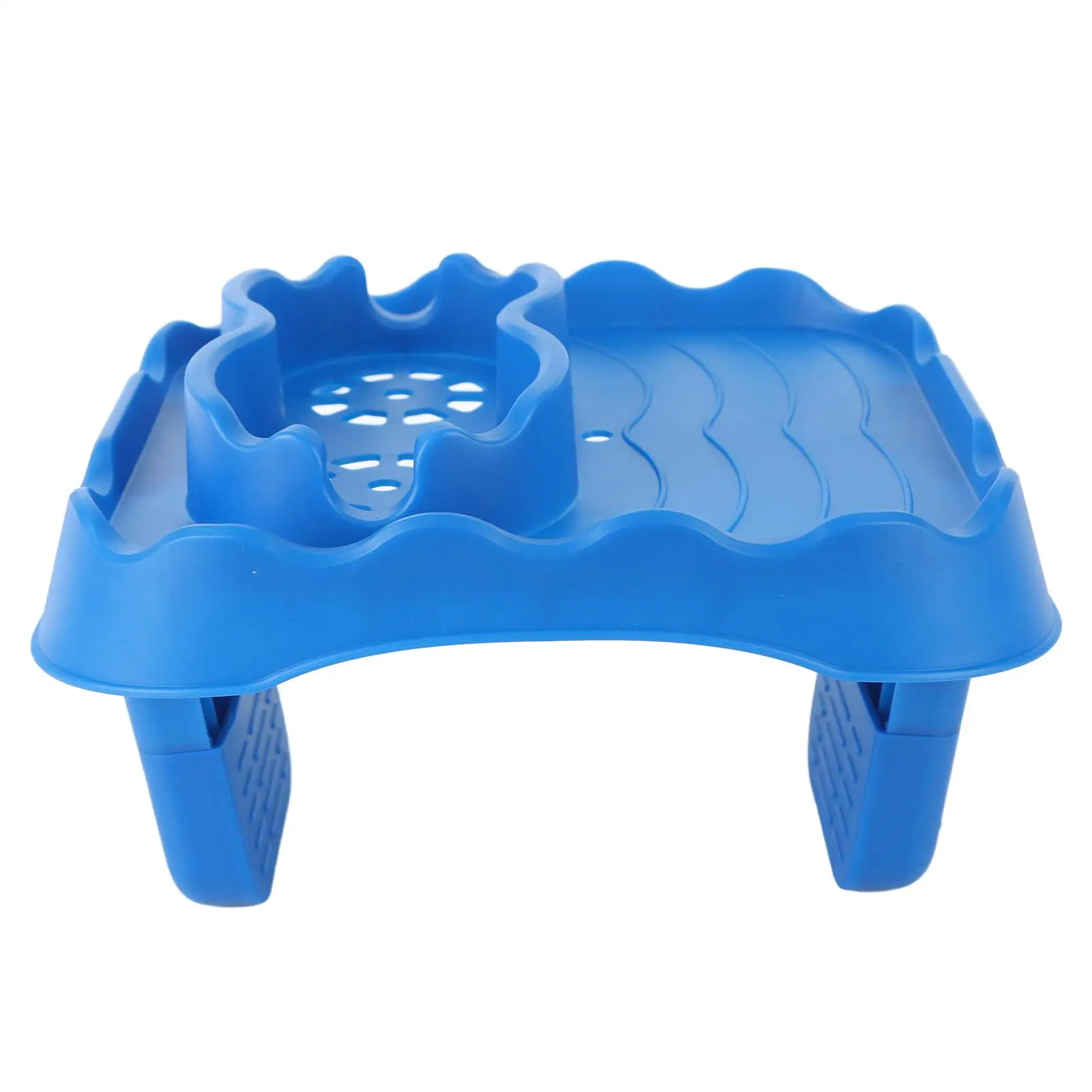 Adjustable Anti Slip Hot Tub Table Tray with Drain Holes  Perfect for swimming Pools, SPA Bathtubs