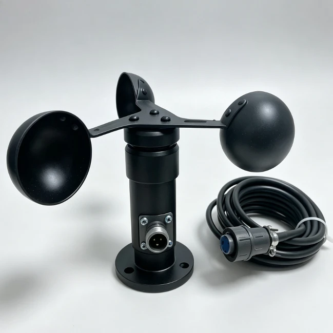 0-30m/s 0-60m/s Aluminum Alloy Wind Speed Sensor Anemometer, Wind Speed Transmitter with 4-20mA, 0-5V, RS485 and Pulse Output