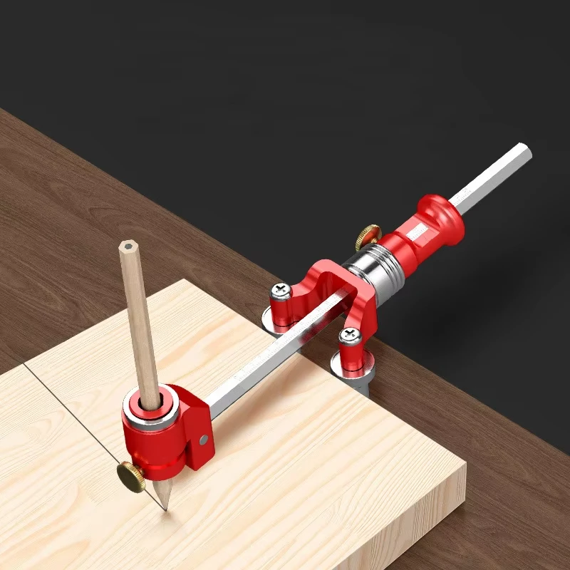 Wheel Marking Gauge Adjustable Scriber Ruler Aluminum Alloy Stainless Steel Precision Parallel Line Scale Woodworking Tool