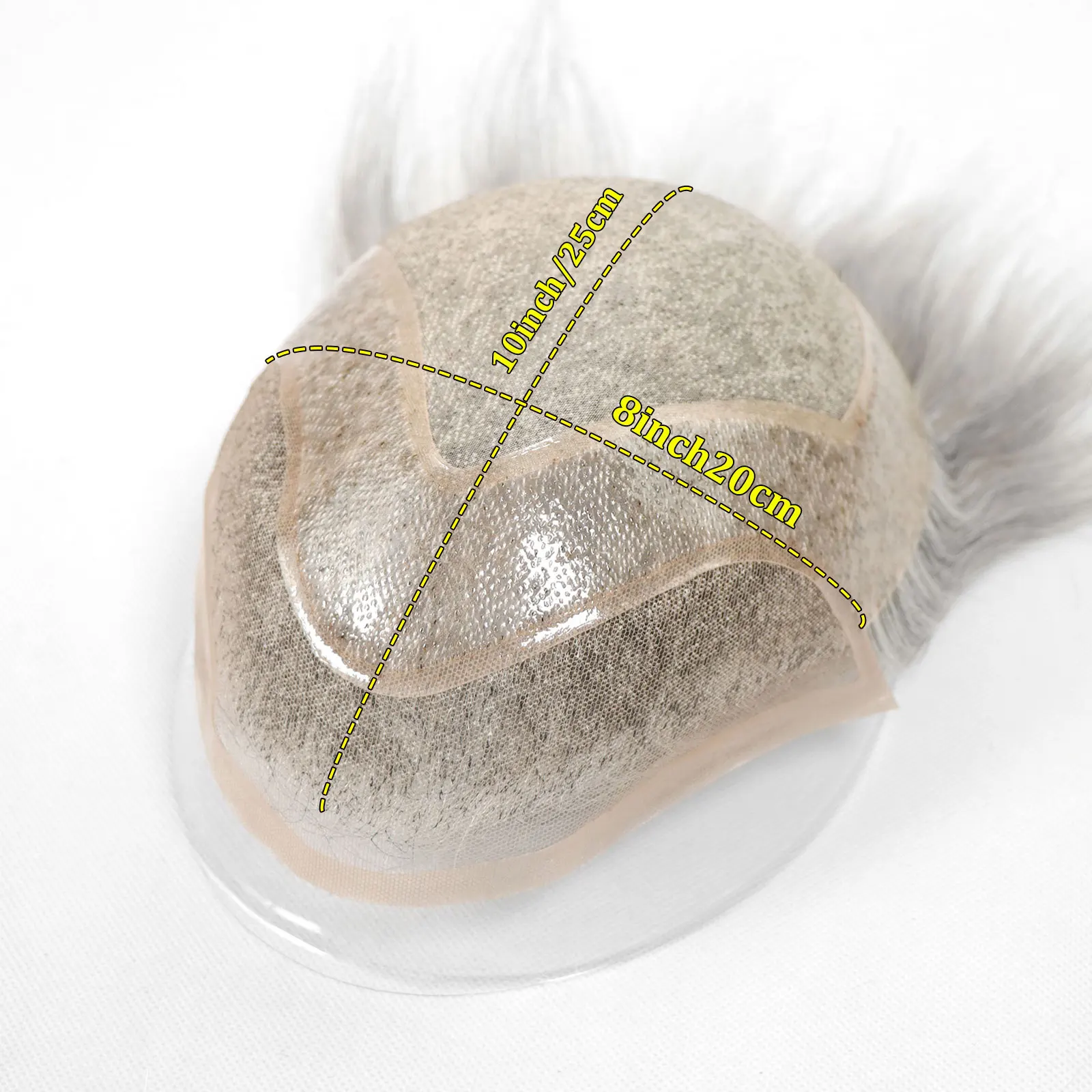 # 1B80 رمادي تنفس الدانتيل الجبهة شعر مستعار الذكور خصلة شعر بشرية خط الشعر الطبيعي الدانتيل و أحادية PU الرجال الشعر المستعار الرجال استبدال الاصطناعية