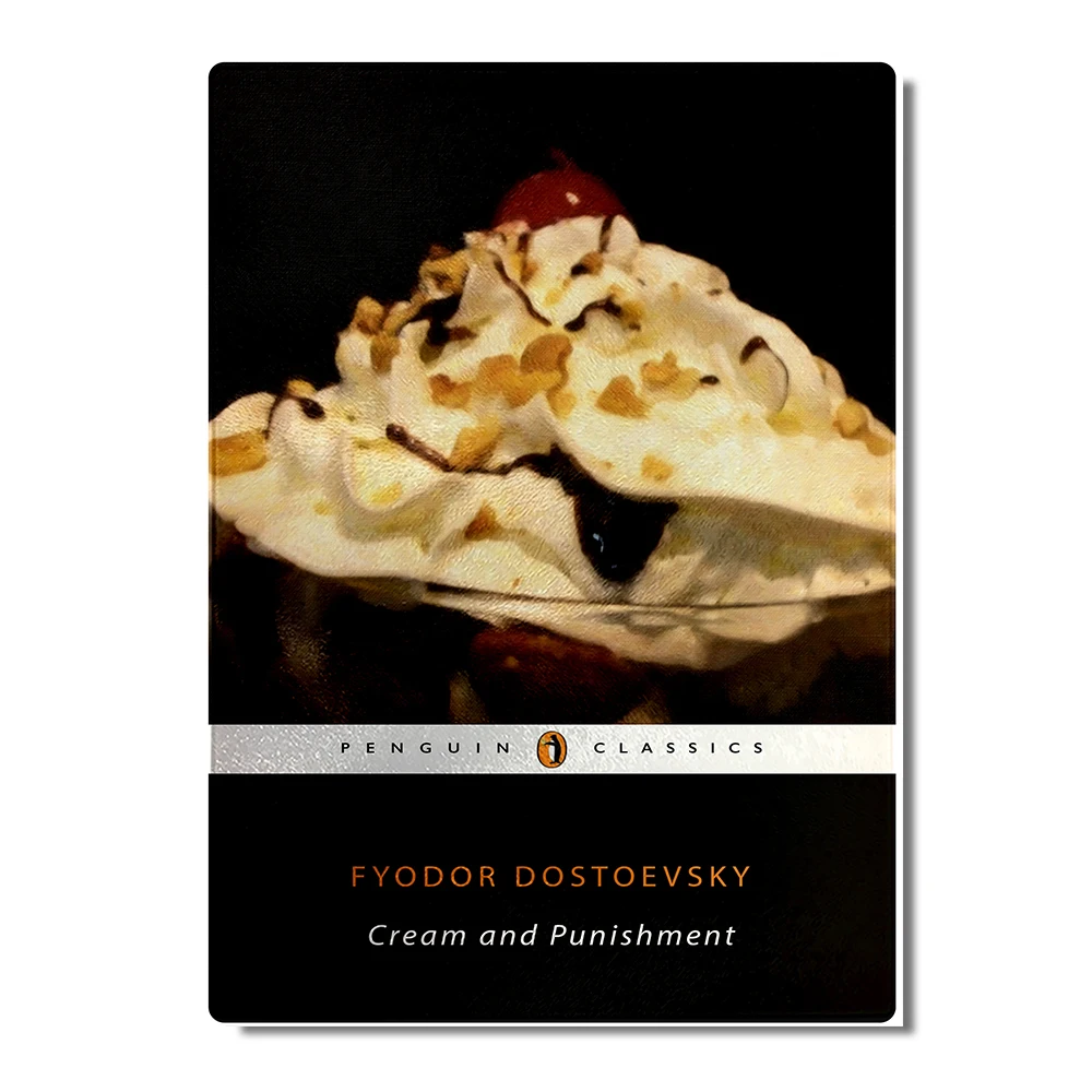 Literature Food Puns Kitchen Angry Pancake Fries Cream Egg Tart Canvas Painting Wall Art Poster Picture Home Decor Mural Cuadros
