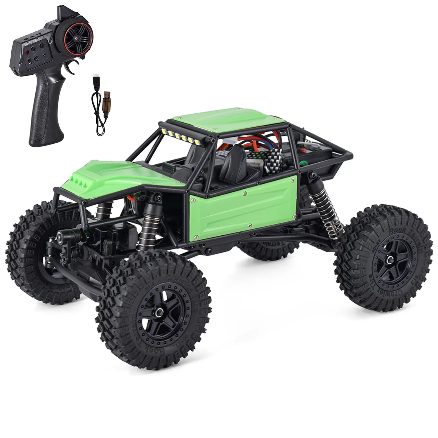

1/18 4DW с дистанционным управлением Rock Crawler RC All Terrain UTV Off Road Car Pipe Rack Автомобиль 15 км/ч Скорость Модель игрушки для детей и взрослых