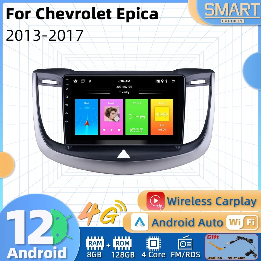 

Android Car Stereo Receiver for Chevrolet Epica 2013-2017 2 Din Car Radio GPS Bluetooth-compatible Navigation Multimedia Player