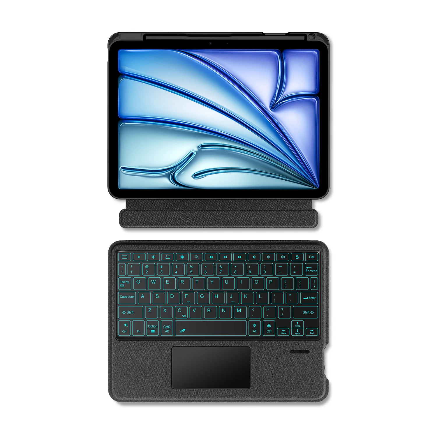 حافظة لوحة مفاتيح iPad Funda لجهاز iPad 10 10th A16 11th Generation Pro 11 Air 6 11 "Air5 4 10.9 iPad 10.2 7th 8th 9th غطاء حامل