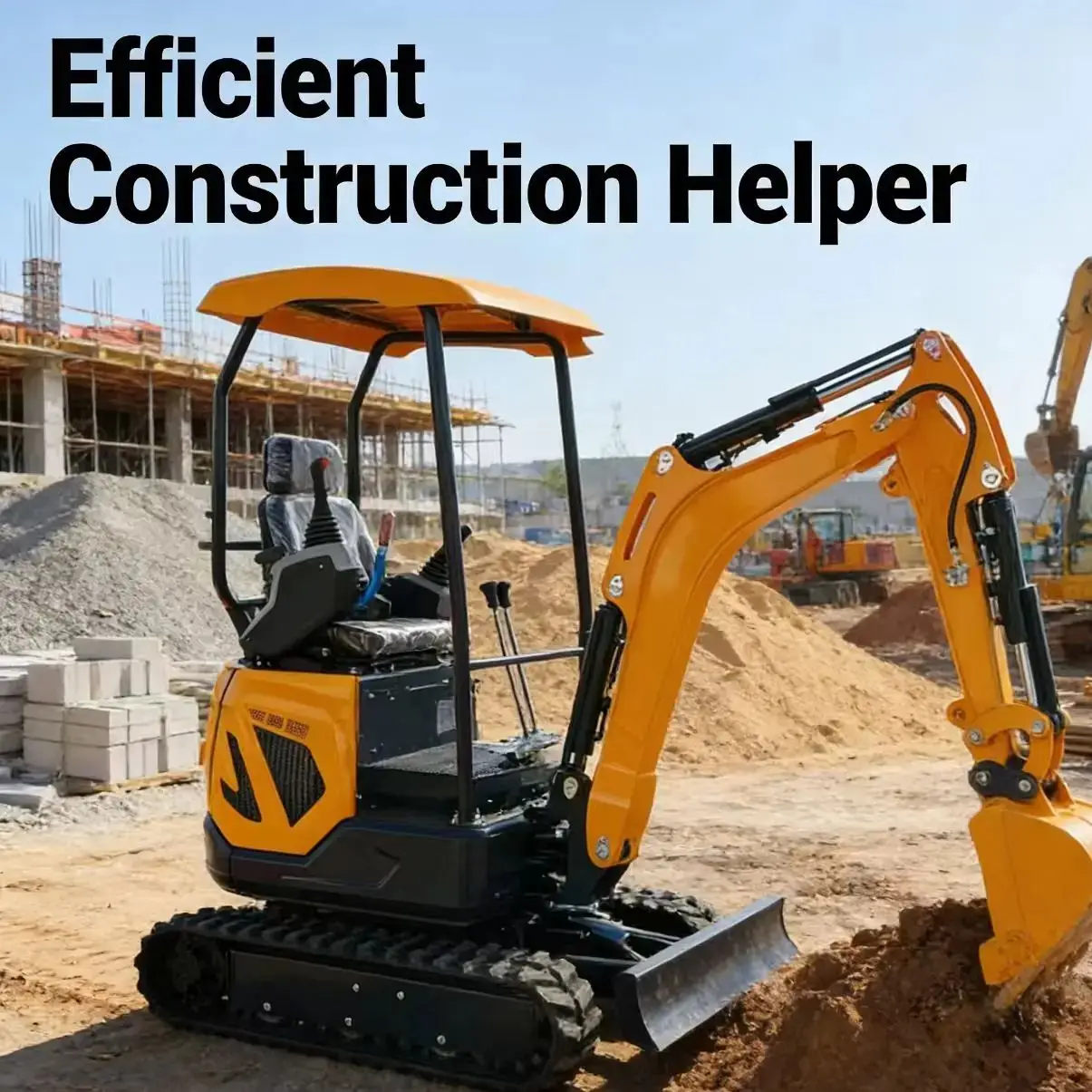 

1.8 Ton Mini Excavator Customized Kubota Engine CE Factory Price With Rubber Crawler Tracks Ship