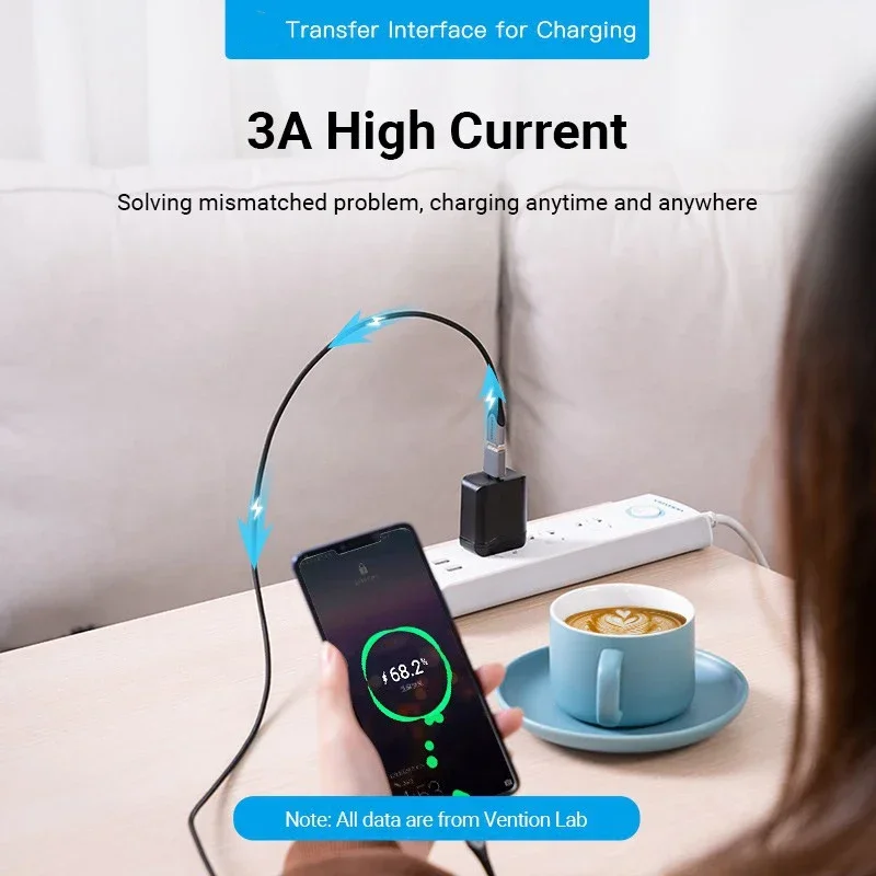 【Fast Delivery】USB to Type C Female OTG Adapter Mini Portable Type C to USB Male Converter High Speed Charging Data Transfer OTG