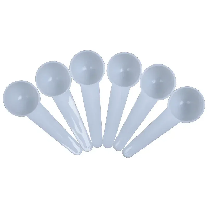 Spoon 5g Plastic PP Metering Spoon 10ml Milk Powder Liquid Mask Powder Spoon Round Bottom Short Handle