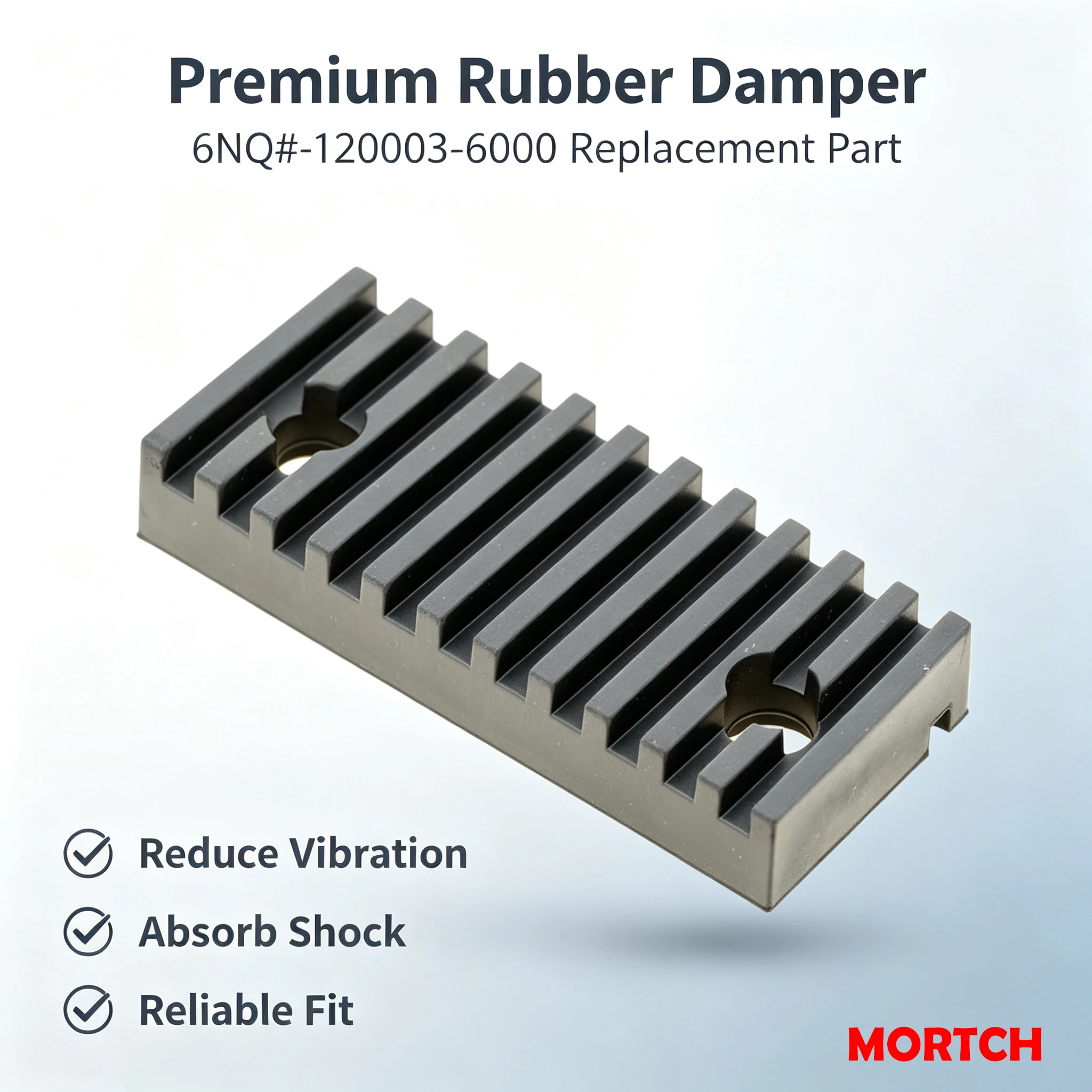 Motorcycle Rubber Buffer Damper Block 6NQ#-120003-6000 Shock Absorbing Rubber Cushion Compatible With CFMoto 450SR 800NK 650GT