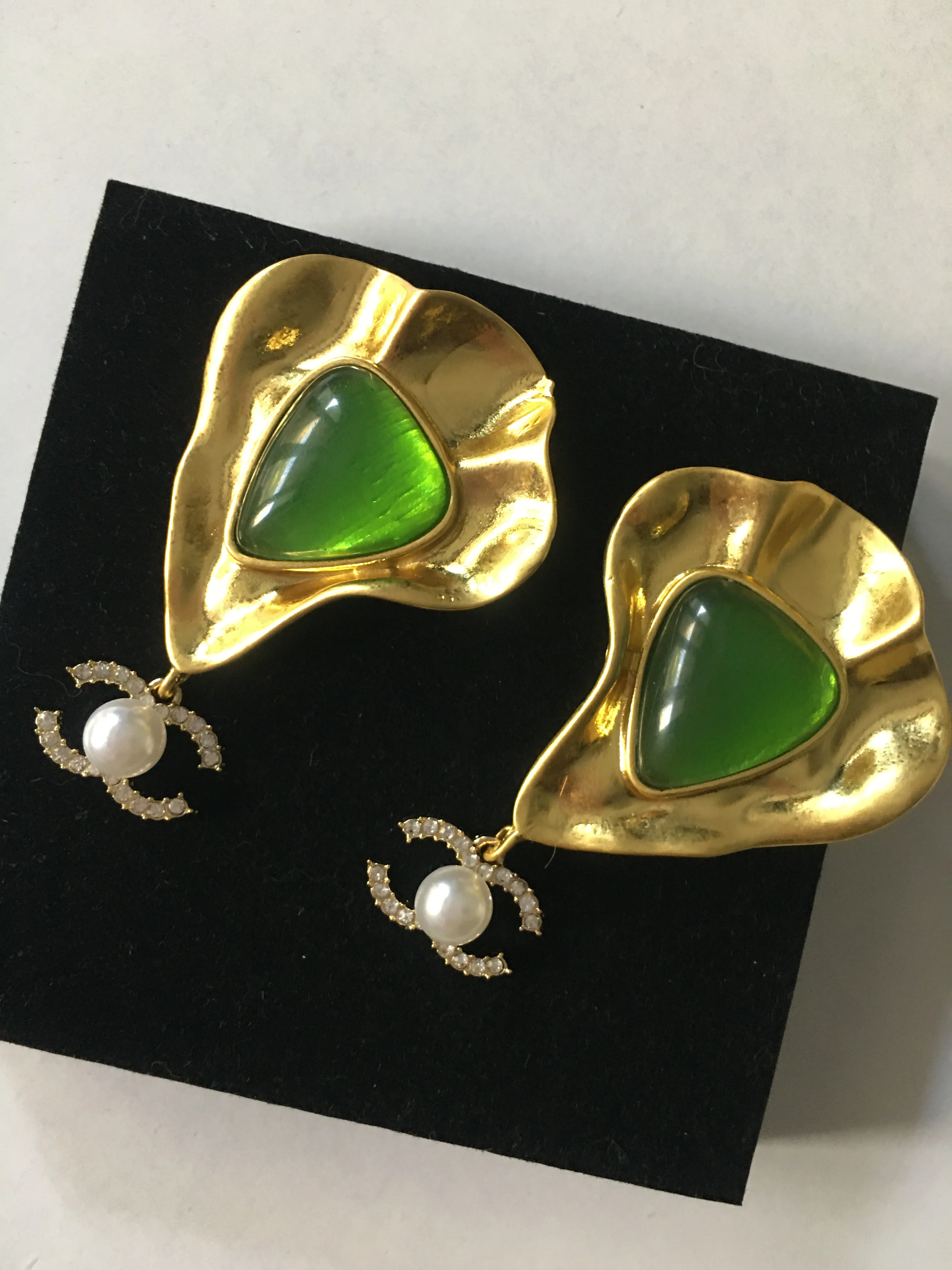 4*6.5cm شعبية الفرنسية الرجعية مزاجه الفاخرة تصميم الشعور هندسية الشكل قلادة الأقراط المألوف الملكة نمط القرط